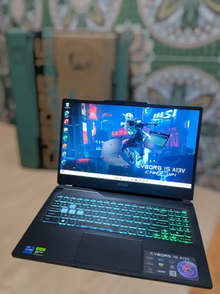 GARANSI RESMI 2027 MSI CYBORG 15 - CYBER UP 9S7-15K111-844