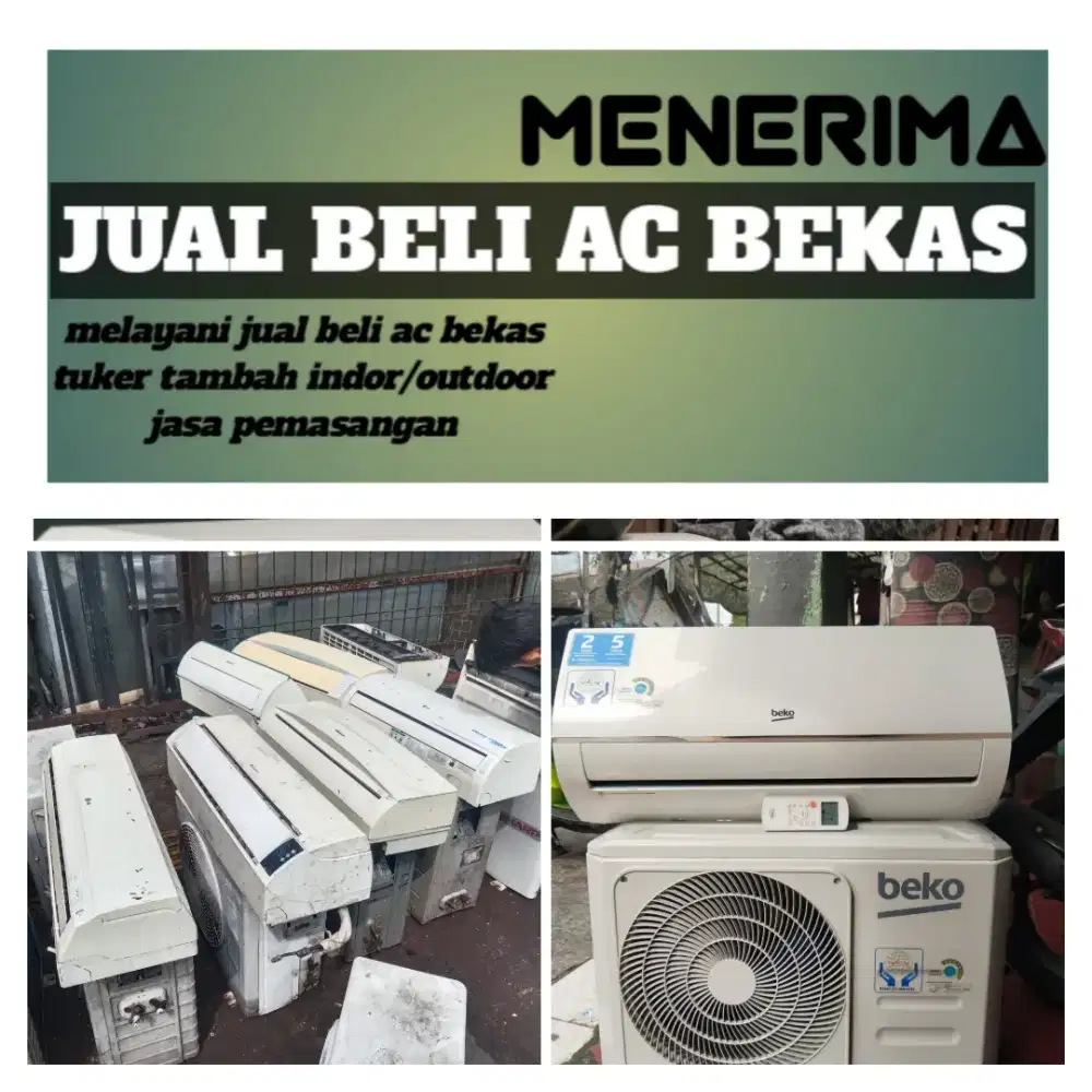 Terima ac bekas rusak