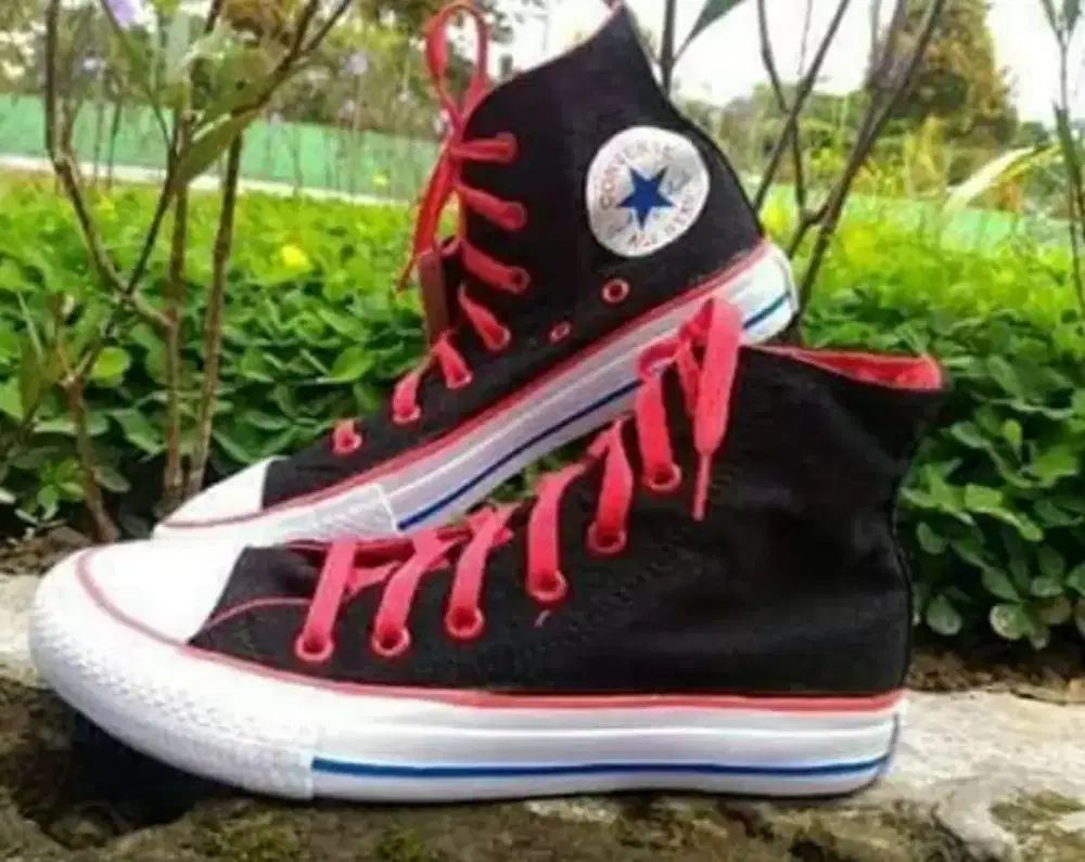 Jual cepet Converse allStar Chuck Taylor s70 hitam merah (B.U)