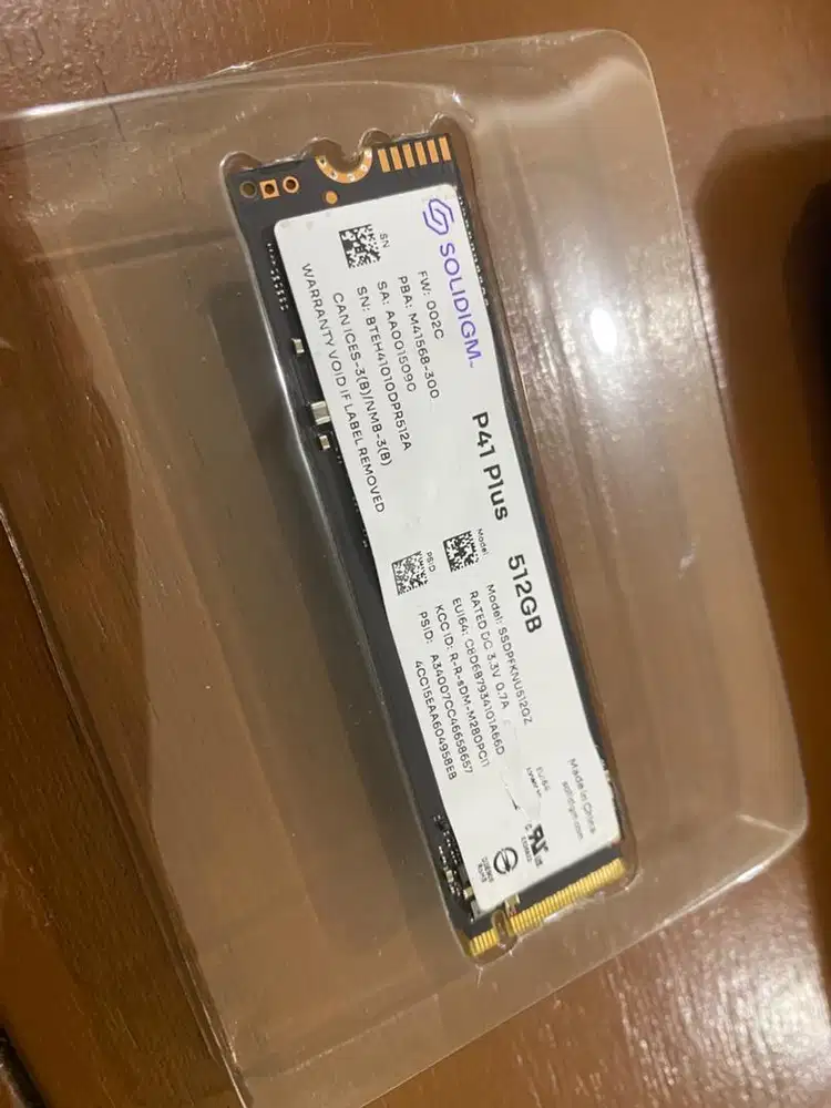 Solodigm P41 Plus SSD M.2 Nvme 512 GB Like New
