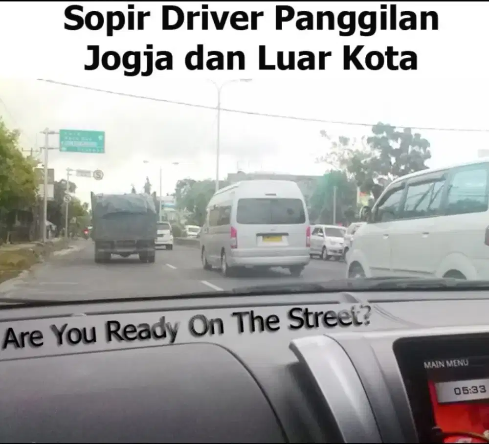 Sopir Driver Panggilan Jogja dan Luar Kota