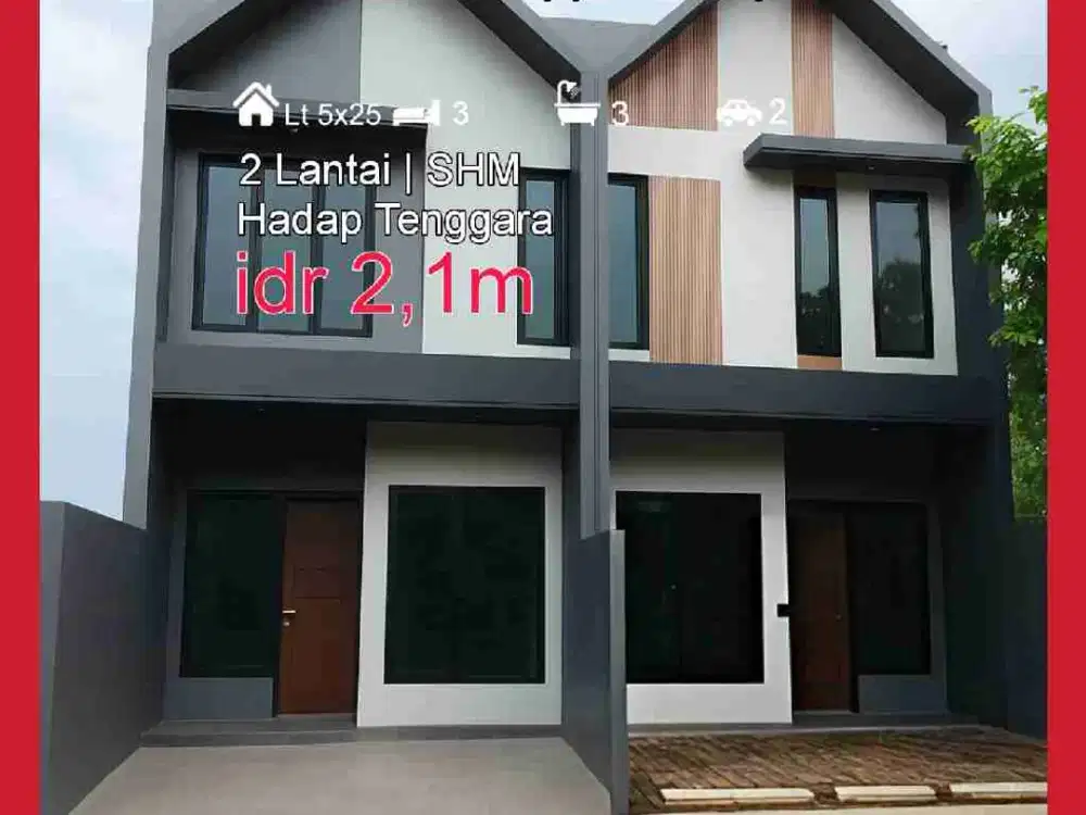 Wilson Rumah baru uk 5x25 hadap tenggara di meruya