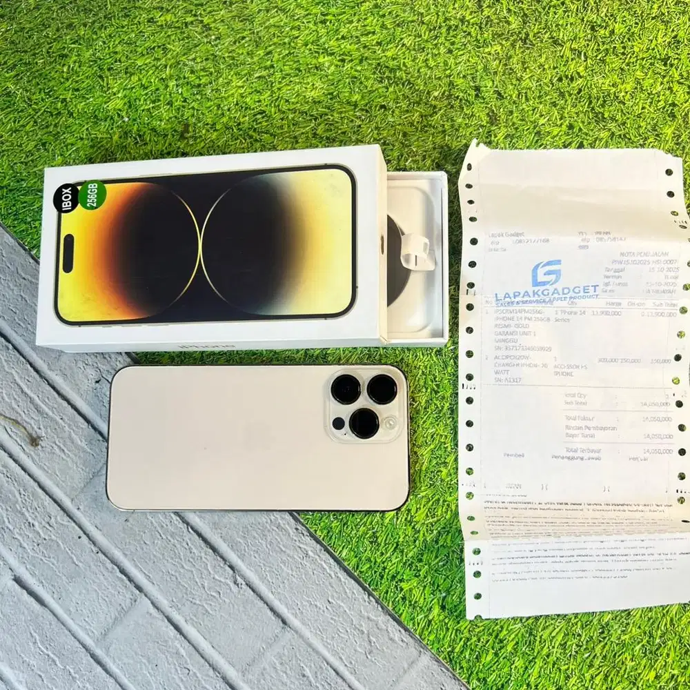 IPhone 14 Pro Max 256 Gb Gold Ibox Digimap Resmi Normal Nominus
