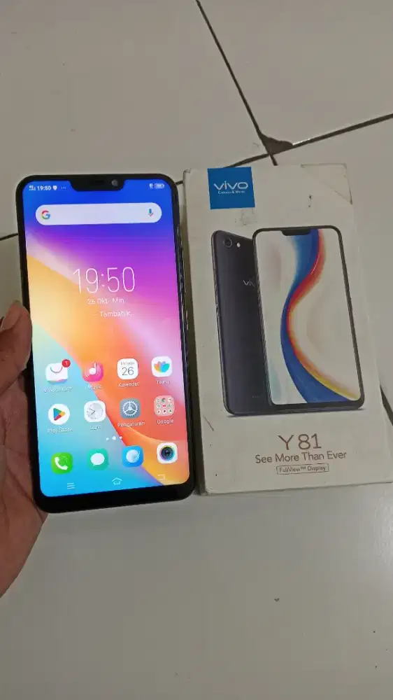 Vivo y81. Ram 3/16...no minus