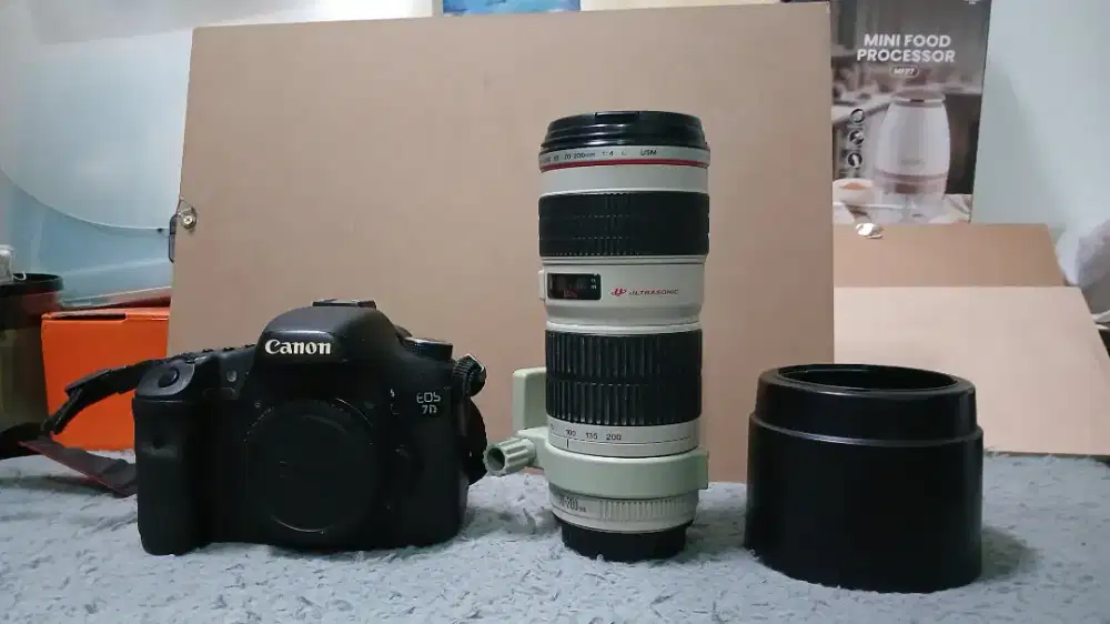 Canon 7D + Lensa 70-200mm f4