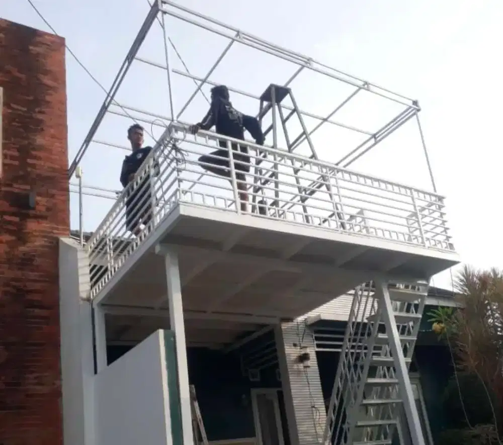 dak besi bisa untuk rooftob dengan atap maupun tanpa atap