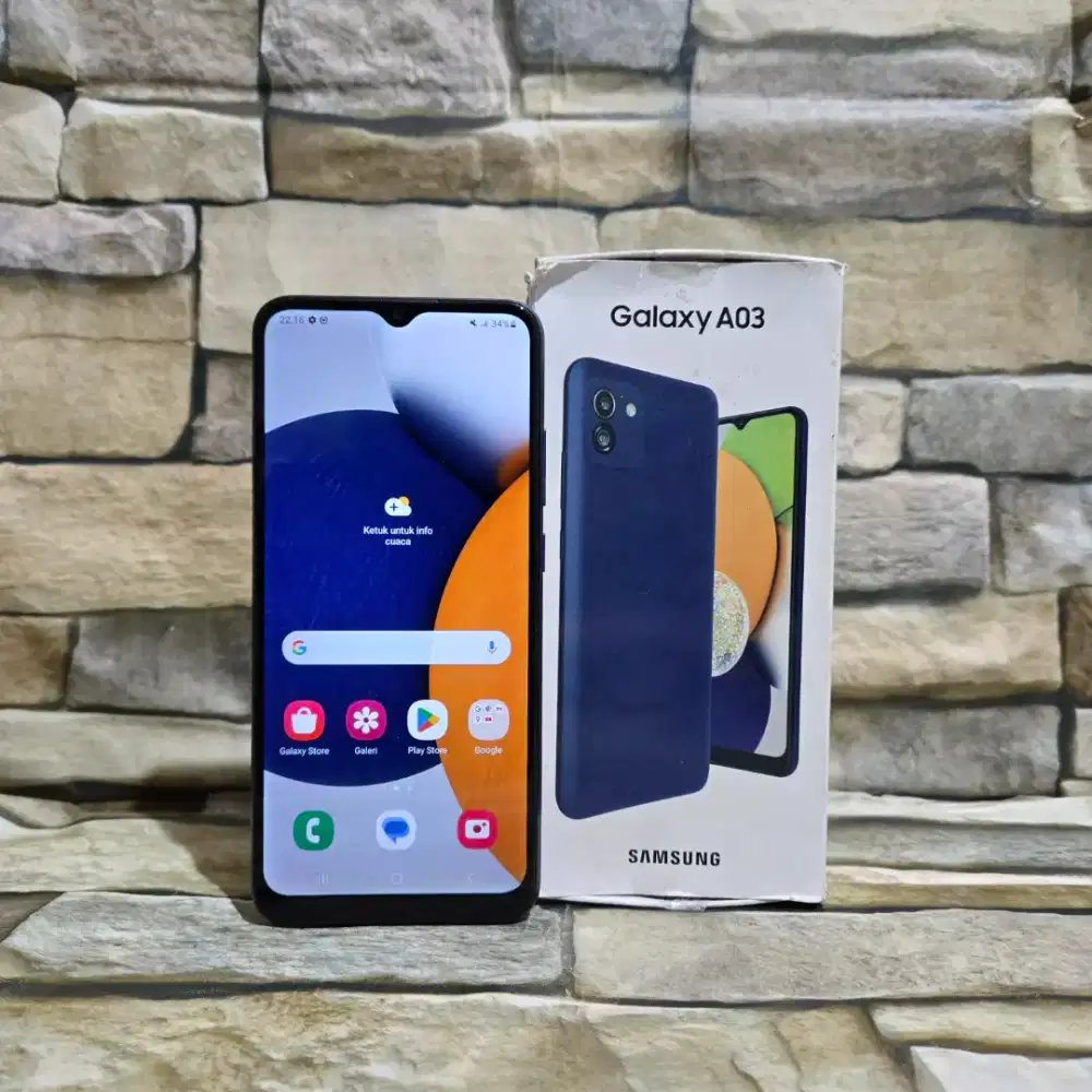 Samsung Galaxy A03 3/64 4G Fulset segel mulus 98%