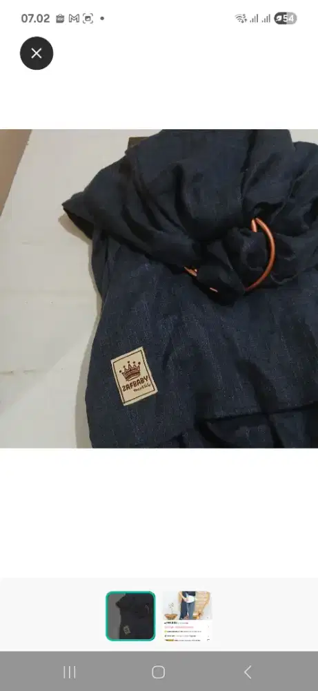 Ring sling baby saf gendongan bayi