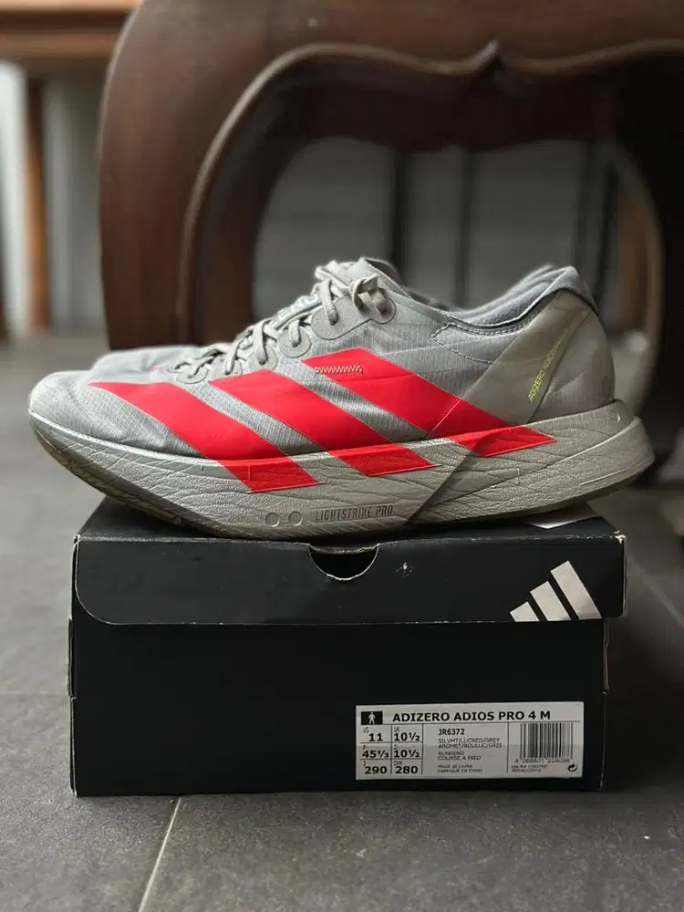Sepatu Adidas Adios Pro 4 Ekiden Size 45 1/3 Fullset