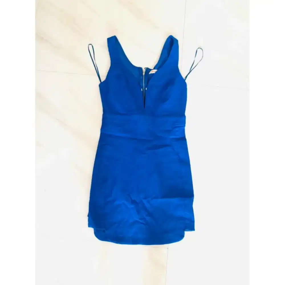 blue dress sexy party