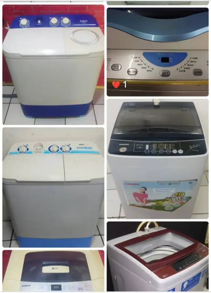 Jasa servis mesin cuci kulkas dll