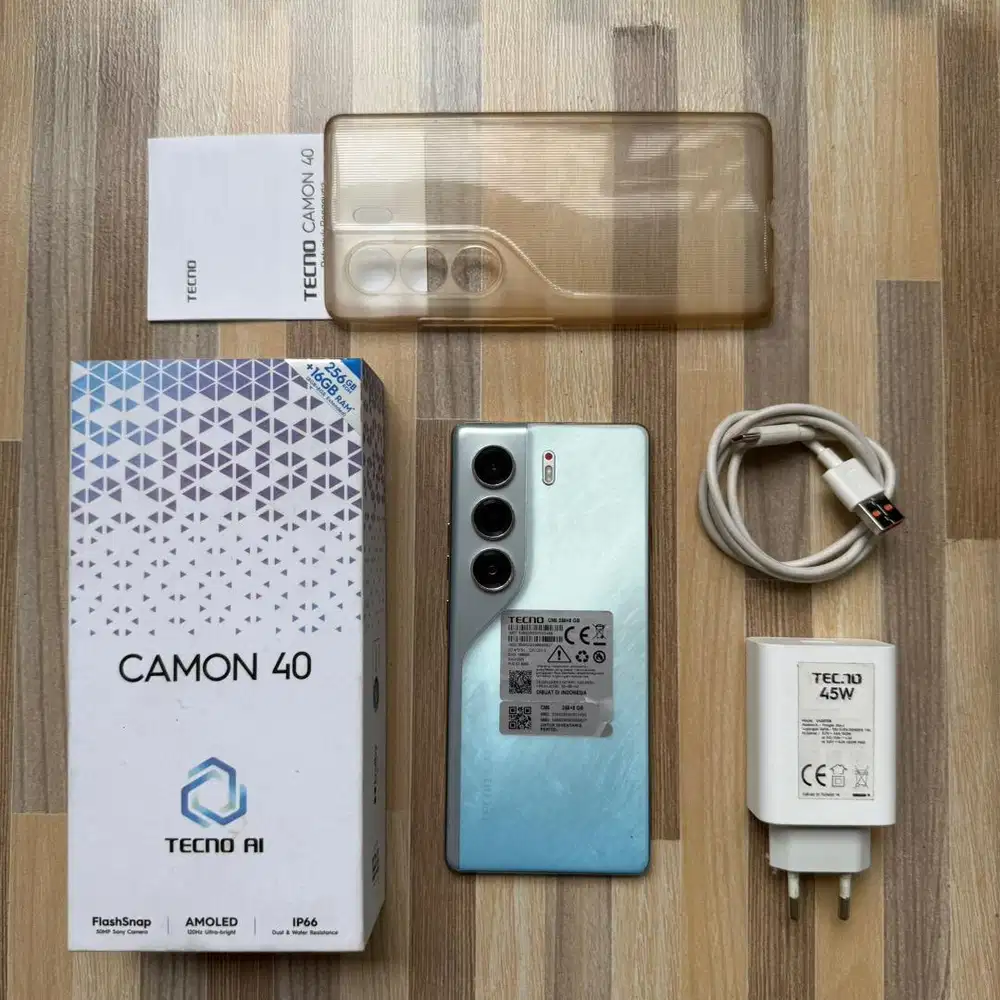 Tecno camon 40 8/256 fullset