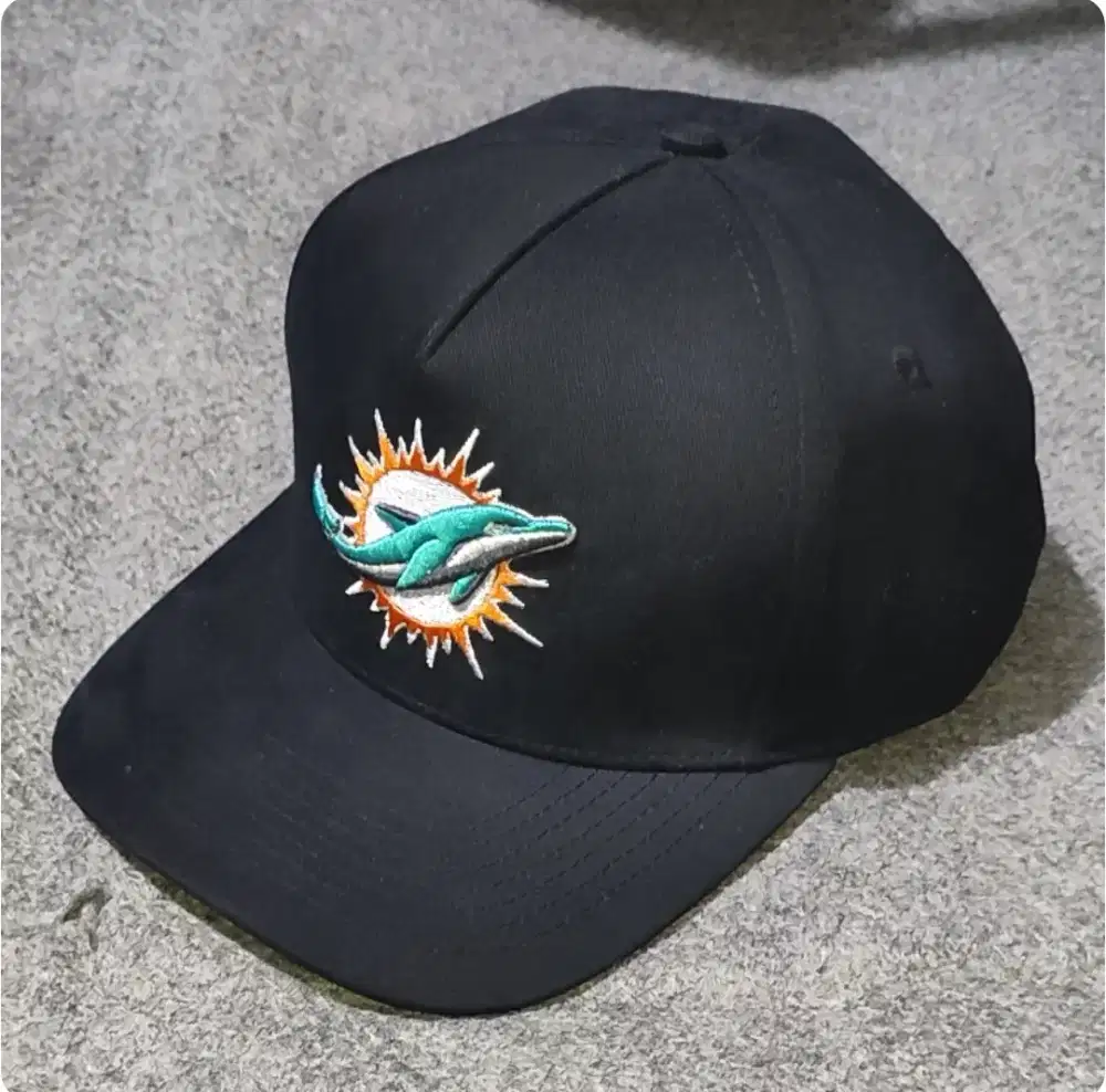 TOPI SNAPBACK MIAMI DOLPHIN ORUGINAL