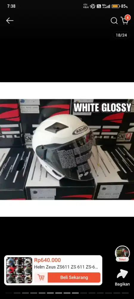 Helm zeuss masih gress