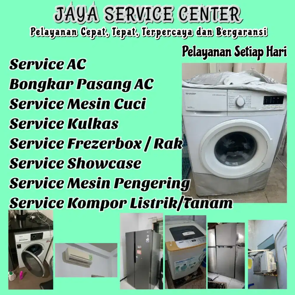 Service Kulkas Bongkar Pasang AC Servis Mesin Cuci Frezer AC Pakuwon