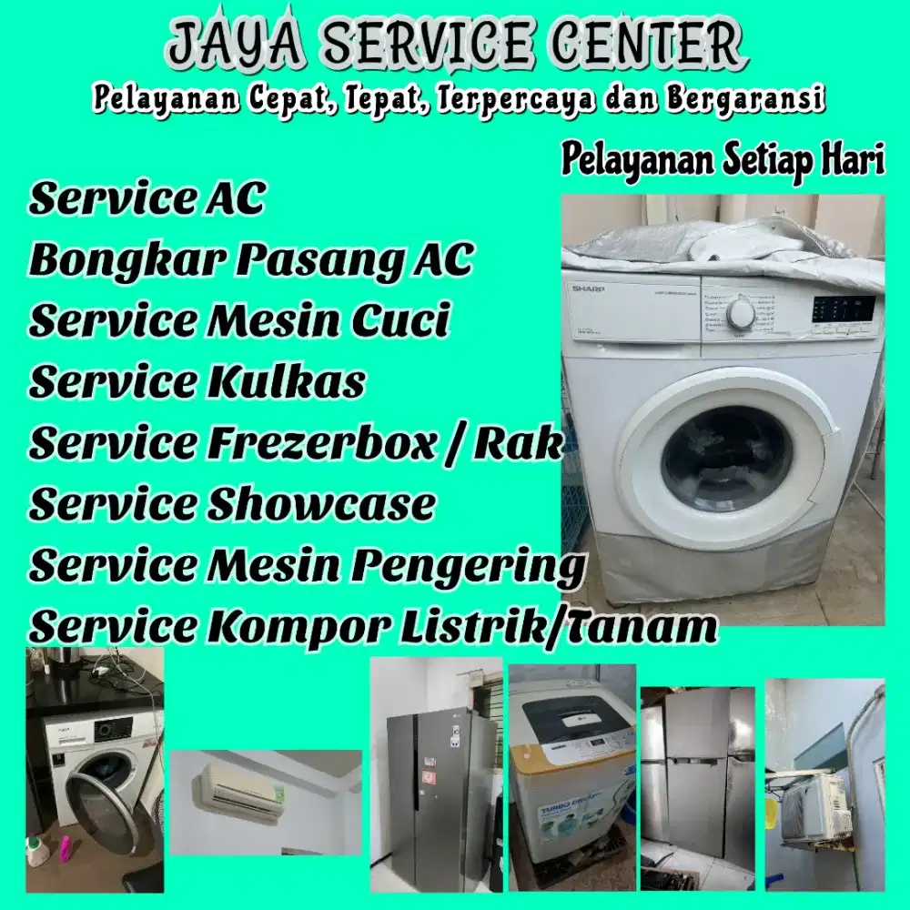 Service Kulkas Bongkar Pasang AC Servis AC Mesin Cuci Frezer Rungkut
