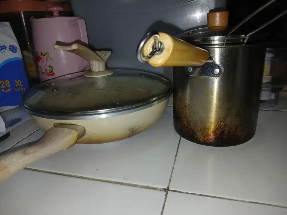 Wajan 30 cm + Deep Fry Merk Freemir