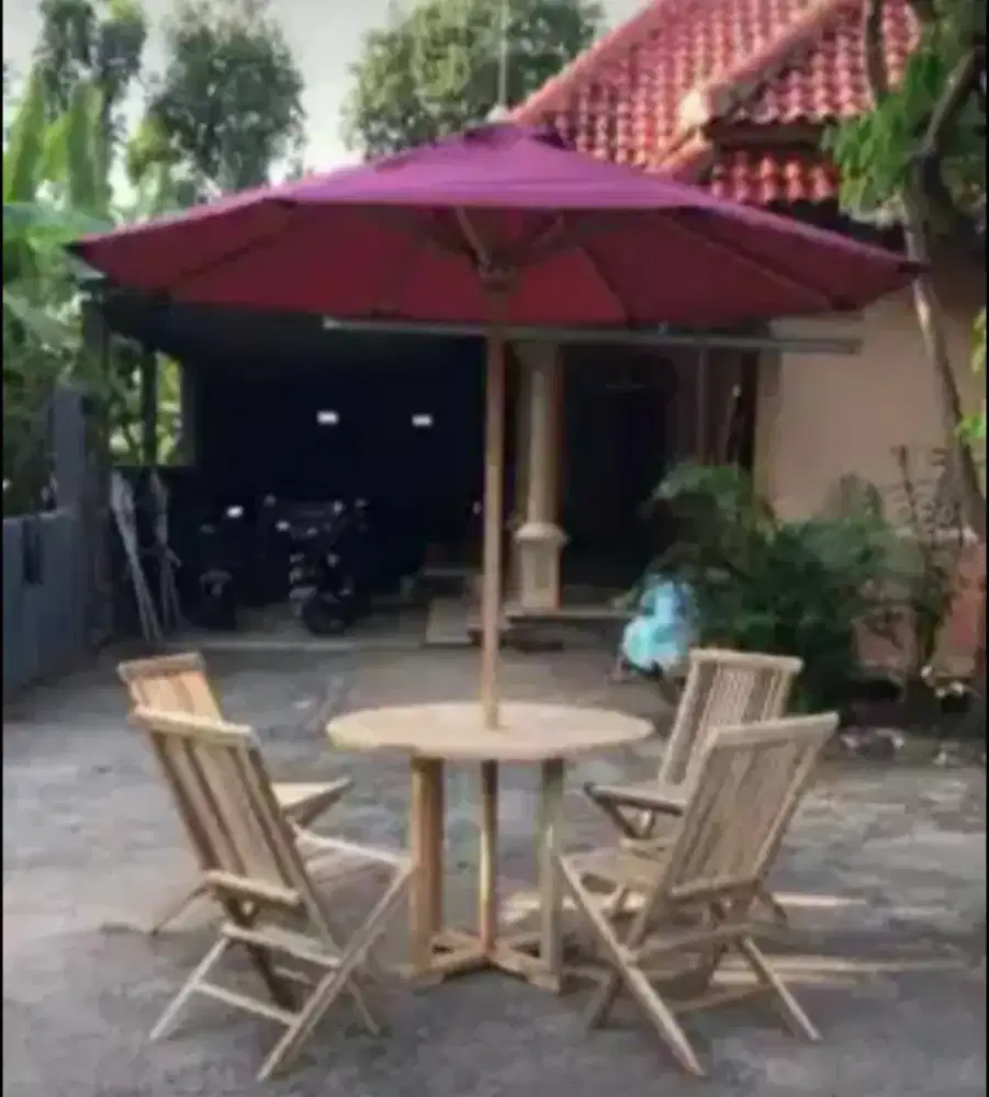 Meja payung,meja outdoor,meja cafe