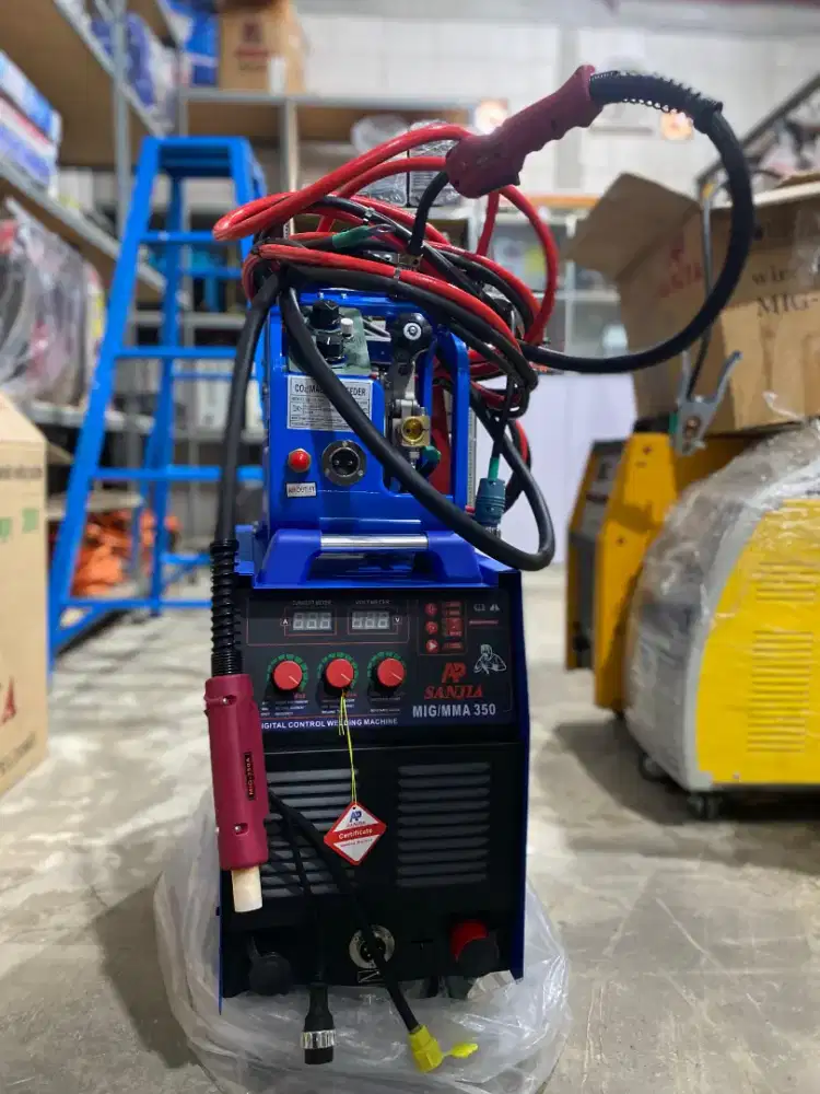 MESIN LAS MIG CO2 350A AP SANJIA MESIN LAS CO² 3 PHASE INVERTER