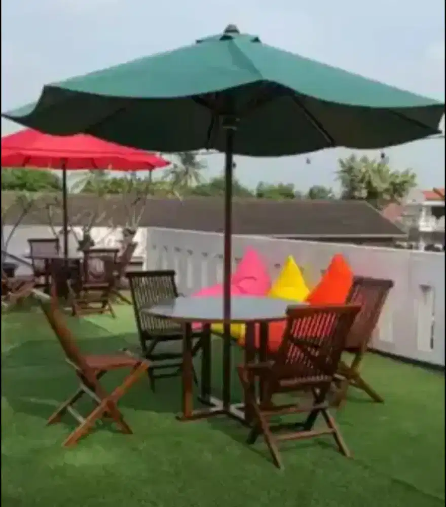 Meja cafe,meja makan,meja payung