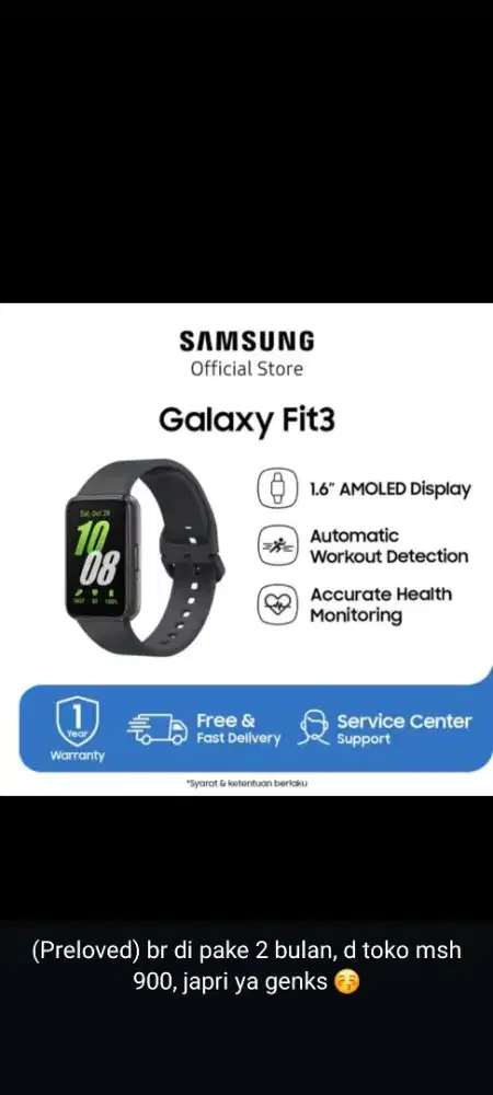 Samsung smartwatch galaxy fit 3
