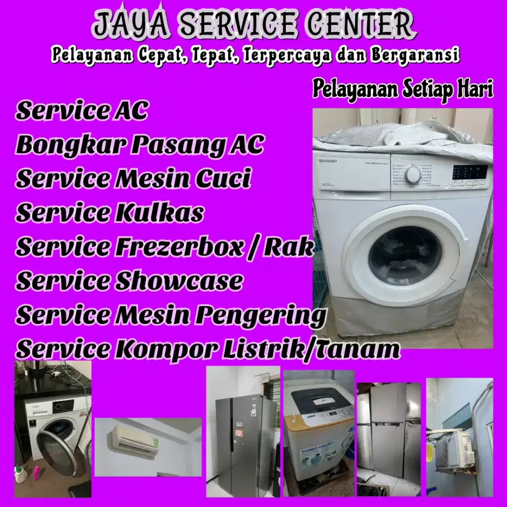 Service Kulkas Frezer Bongkar Pasang AC Servis Mesin Cuci AC Sidoarjo