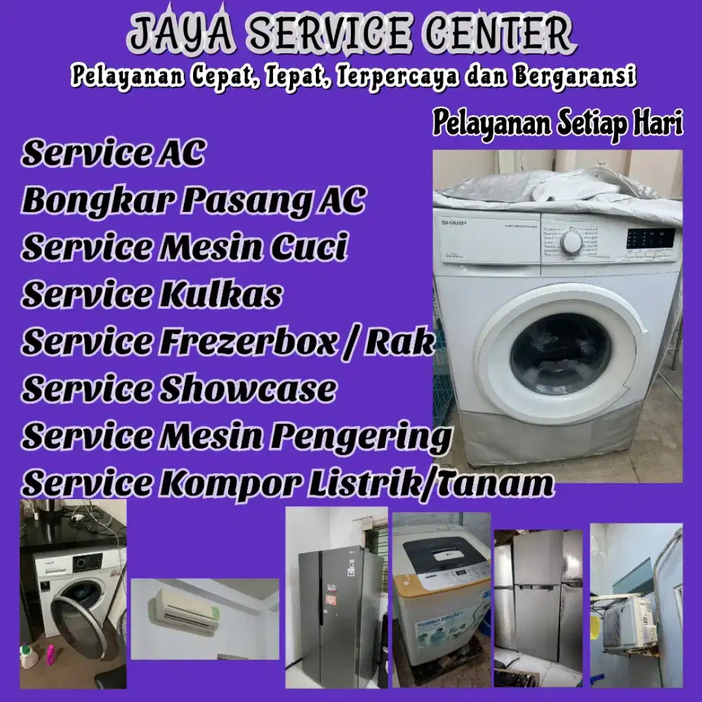 Service Kulkas Frezer Bongkar Pasang AC Servis AC Mesin Cuci Sukodono