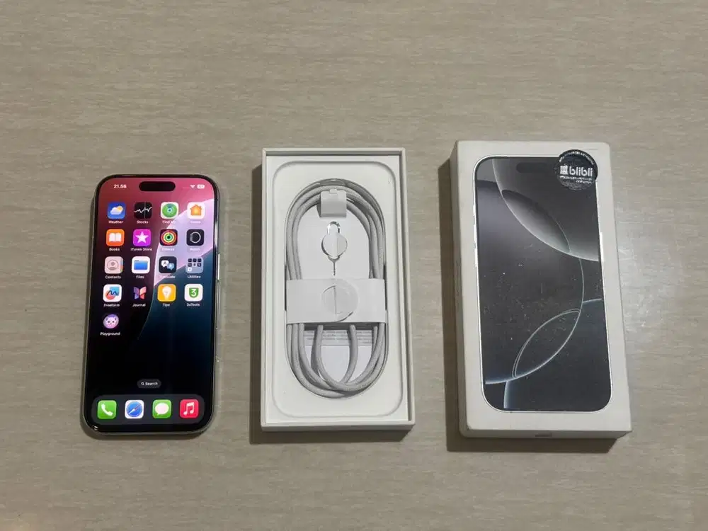 iPhone 16 Pro 256 GB 256GB White titanium CC 6 resmi gdn/ibox
