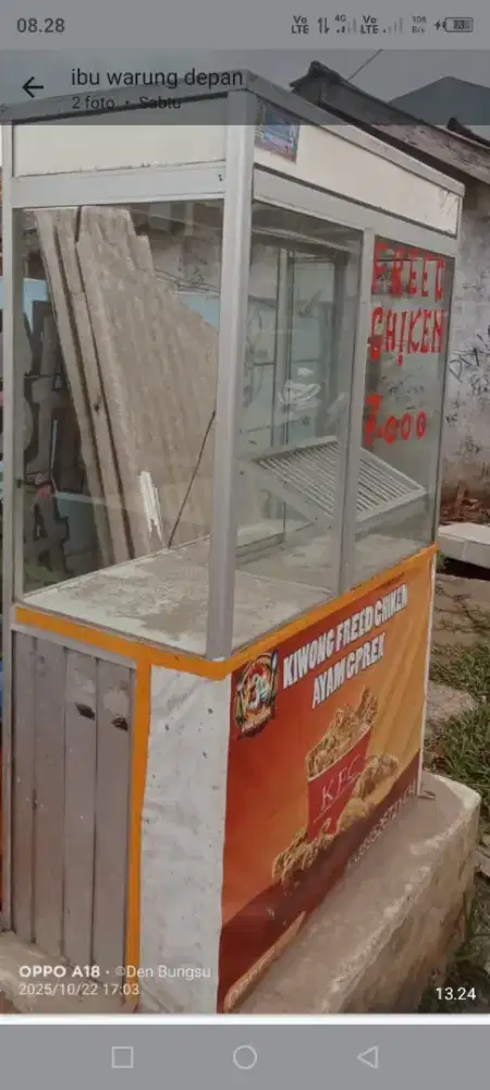 dijual gerobak chiken