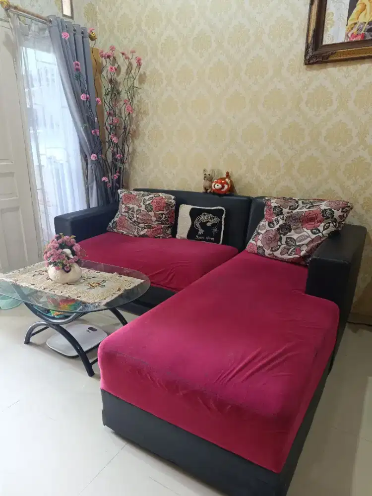 Sofa bed ruang tamu bekas empuk