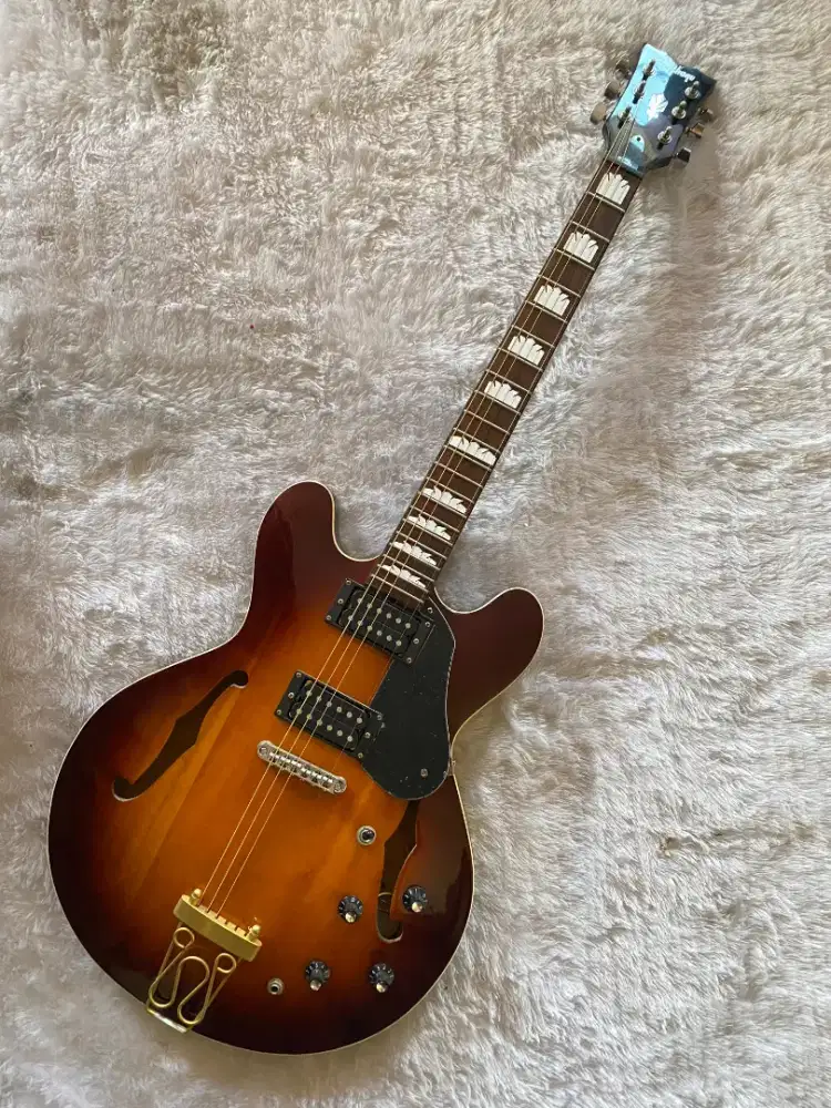 Gitar epiphone custom semi hollow body