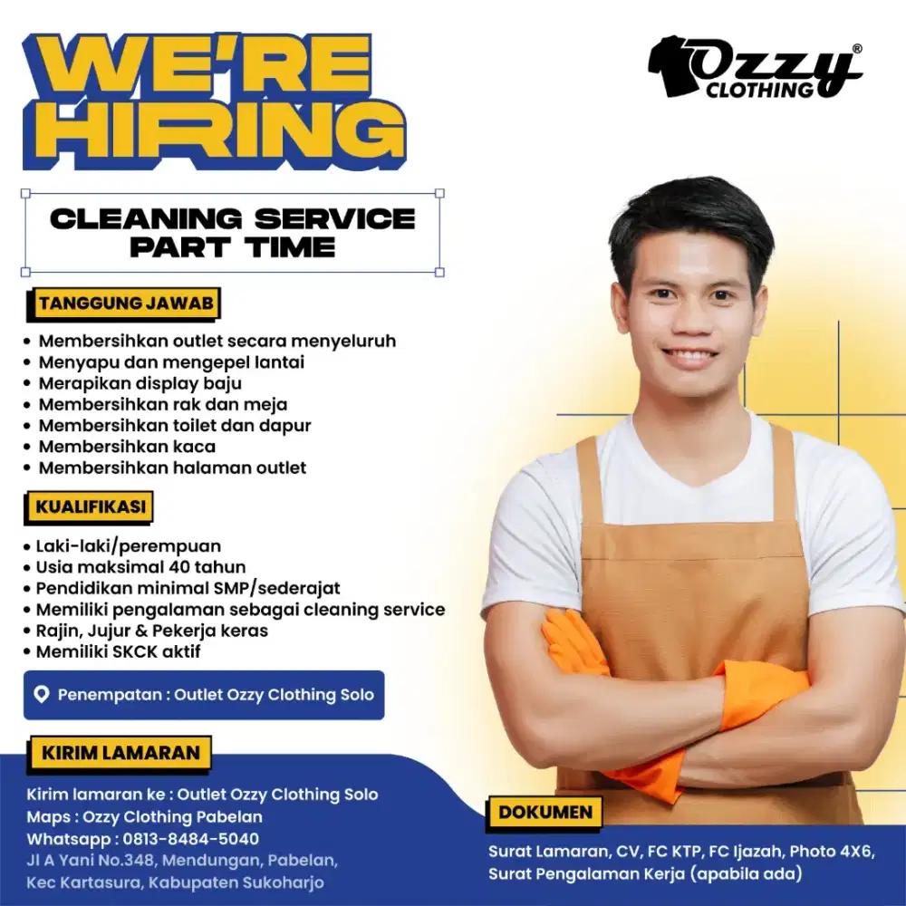 Cleaning service part time