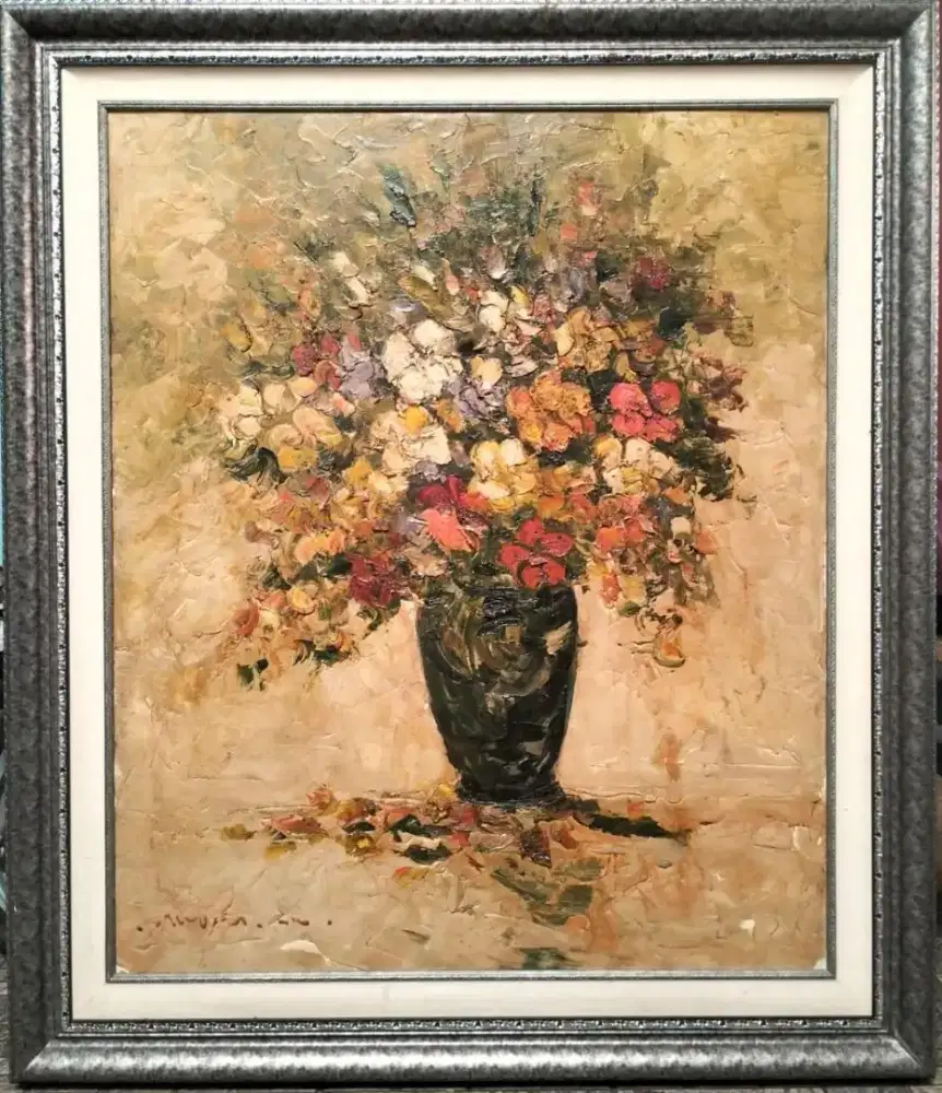 Di borongkan lukisan karya Mozes misdi