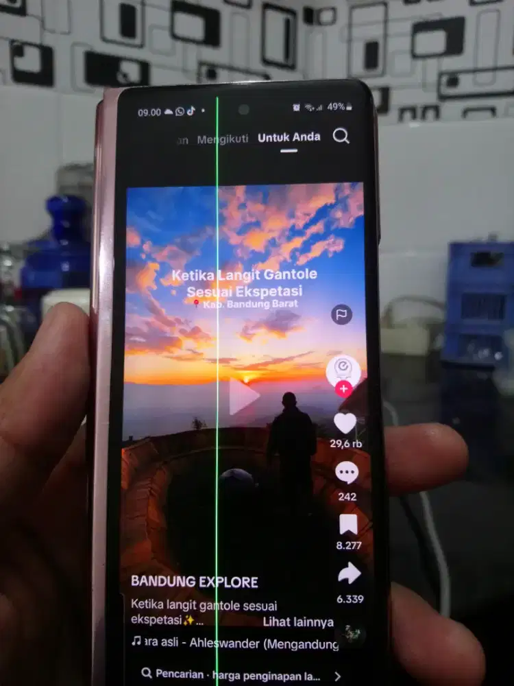 LCD Samsung Z Fold 2 Original Nego