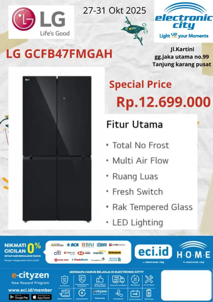 LG GCFB47FMGAH MULTIDOOR 519 Liter