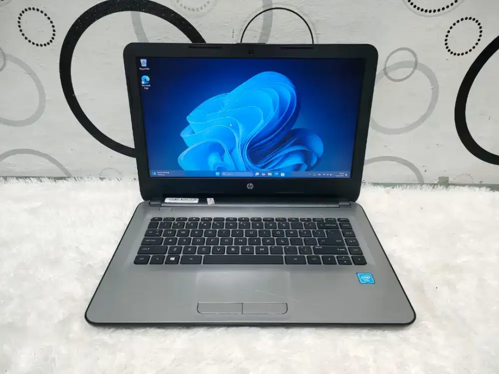 JUAL CEPET HP 14 -AM008TU -CELERON -HDD 500GB + SSD 128GB -RAM 4GB -