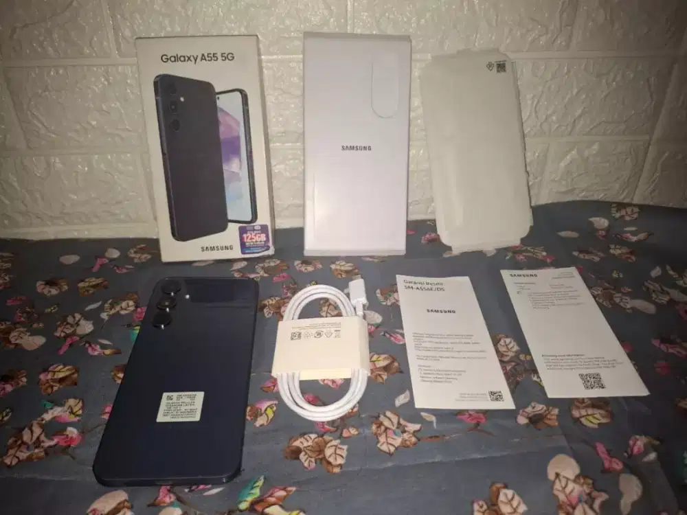 Mulus !!! Samsung A55 8/256 Fullset + Box