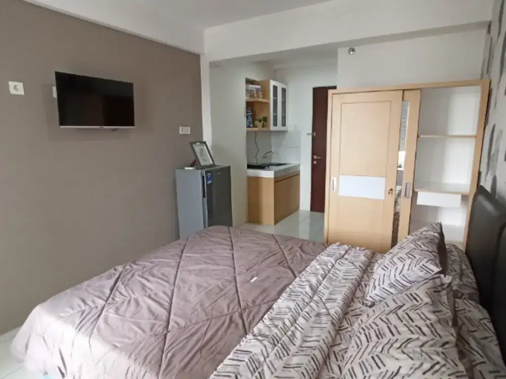 cicilan 1,6jt/bln, full furnish. unit cakep.