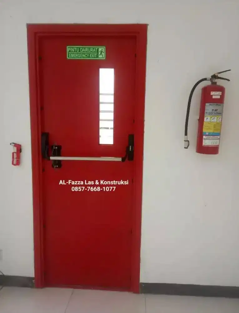 Pintu tahan api | pintu darurat gedung iantor bandung