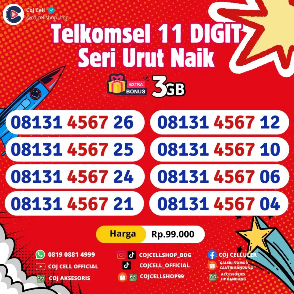 Nomor cantik Telkomsel