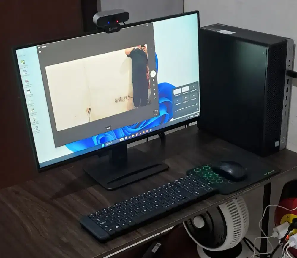 Pc fullset hp elitedesk 800 g4 sff 100% normal