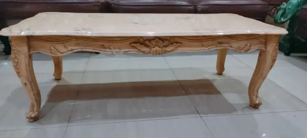 Meja Batu Onyx antik