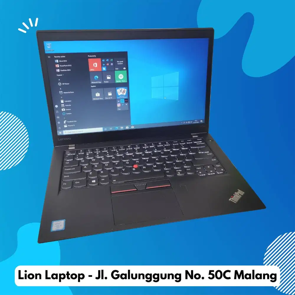RAM 8GB SSD 256GB Core i7 SLIM Lenovo Thinkpad T470s [27|10]