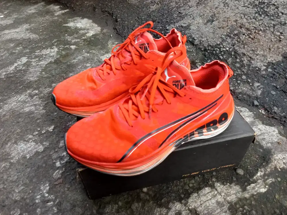 Sepatu puma foreverRun nitro ori size 42,5