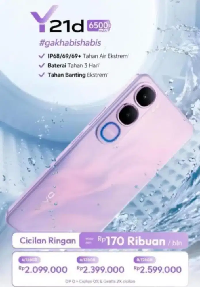 NEW VIVO Y21D HP 2JTAN DENGAN IP 69