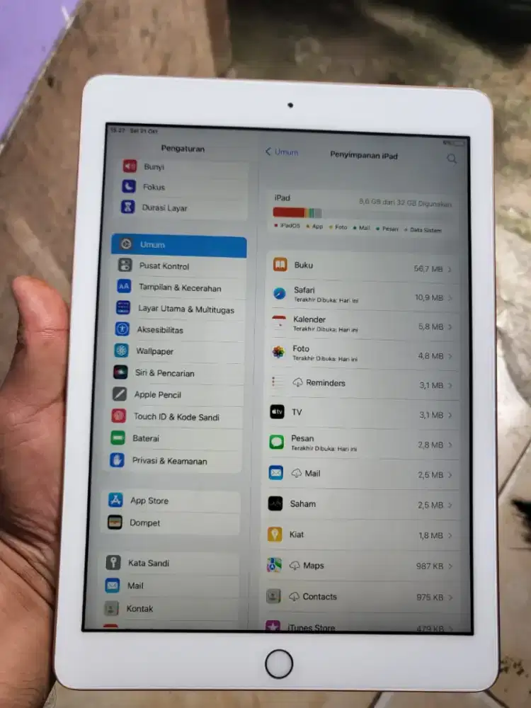 Jual cepat ipad 6 32gb wifi ibox