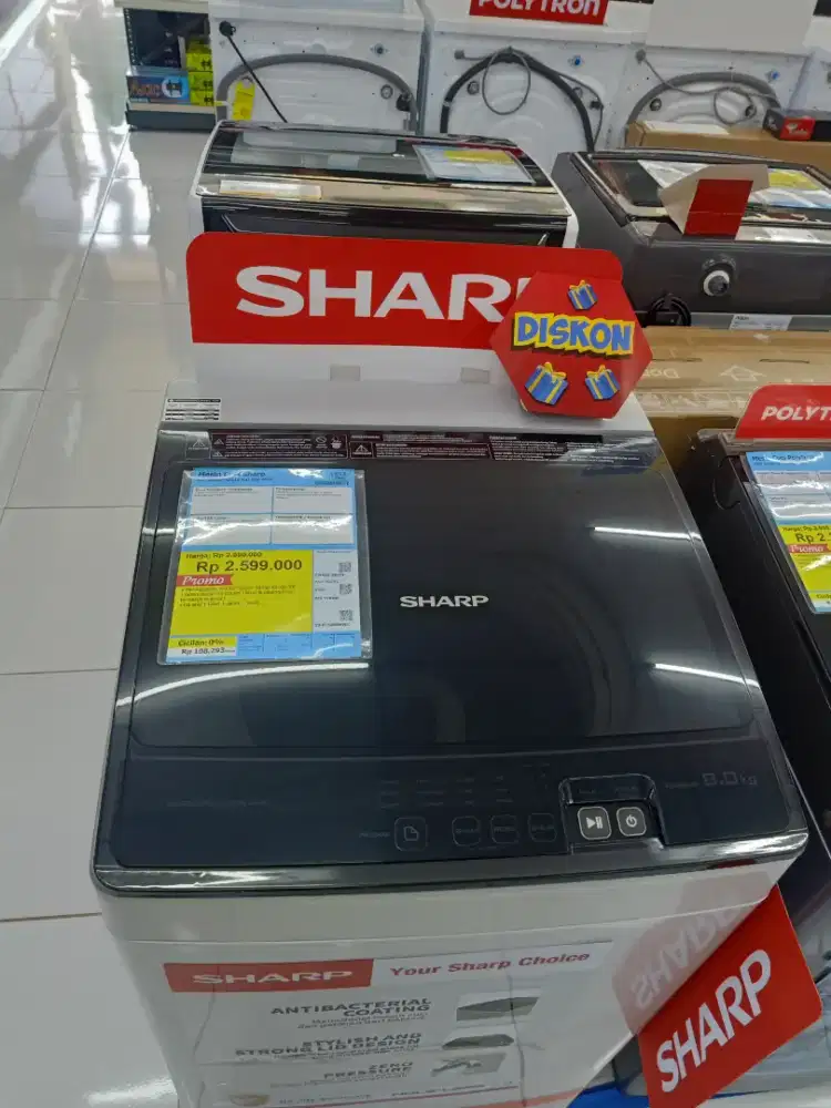 Mesin cuci Sharp 1 tabung