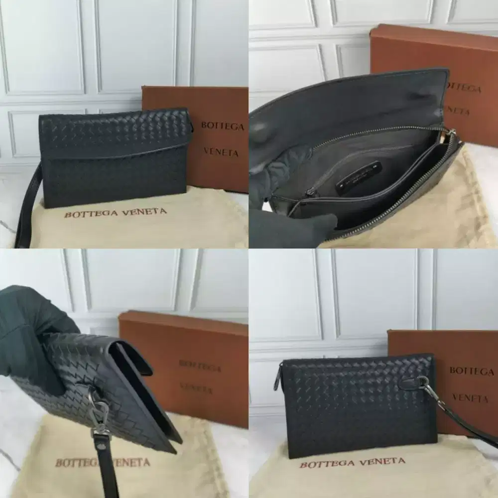 Handbag pouch clutch bottega slim bv sulam anyam #6