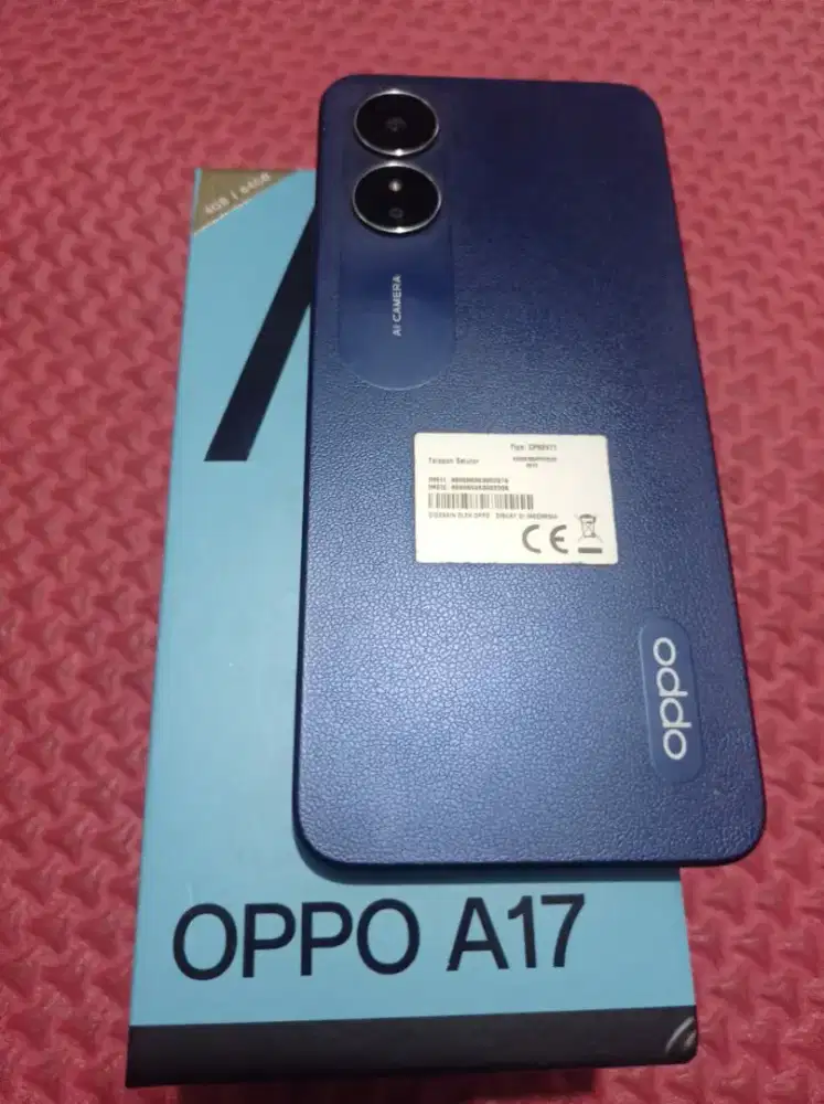 Oppo a17 ram 4/64 fullset like new