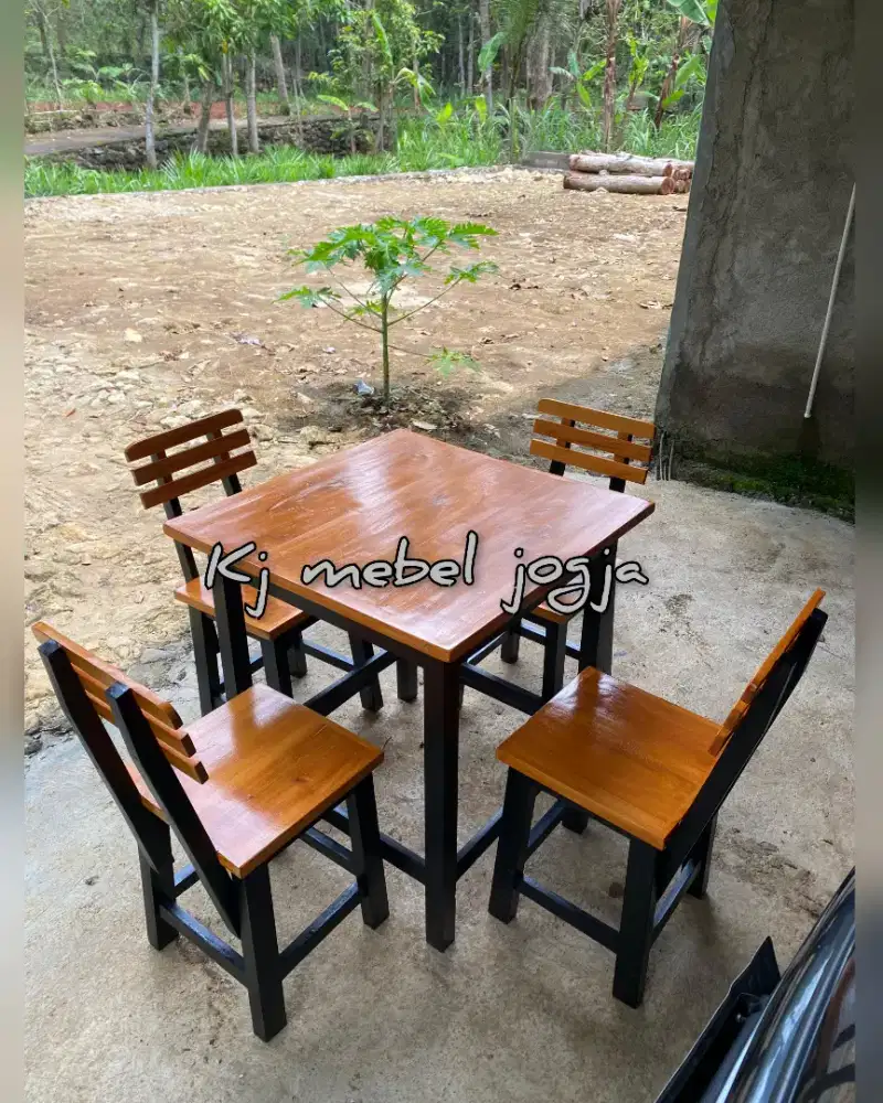 Meja kursi cafe promo